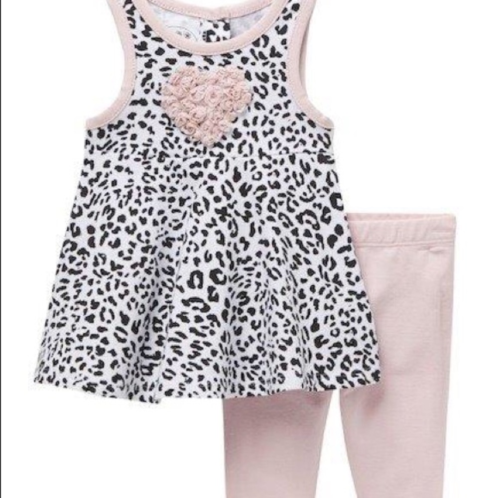 NWT Pippa & Julie Animal Print Capri Set